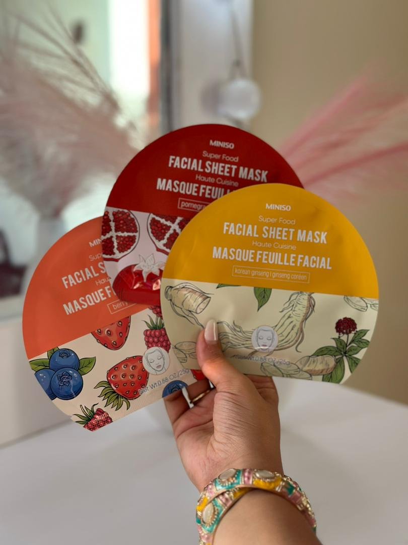 Trio mask visage en tissu 💕