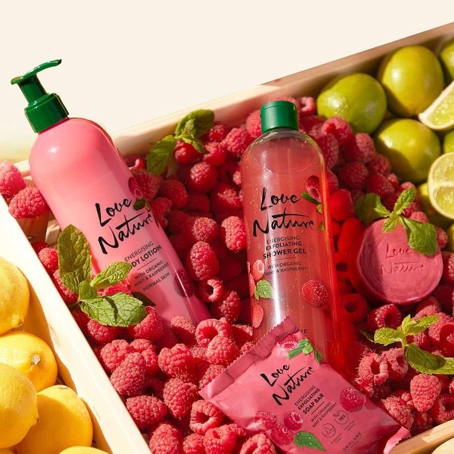 Duo Love Nature d’Oriflame (gel douche + lotion 500 ml)