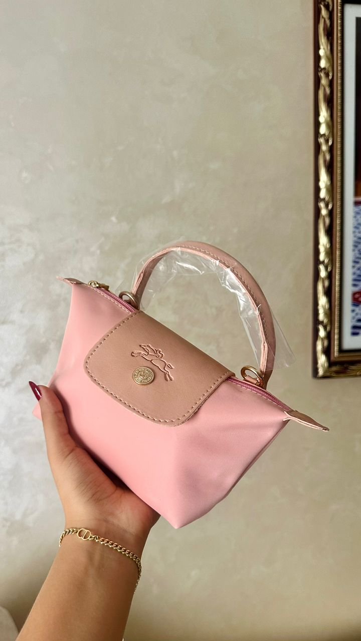 Sac longchamps Mini Rose